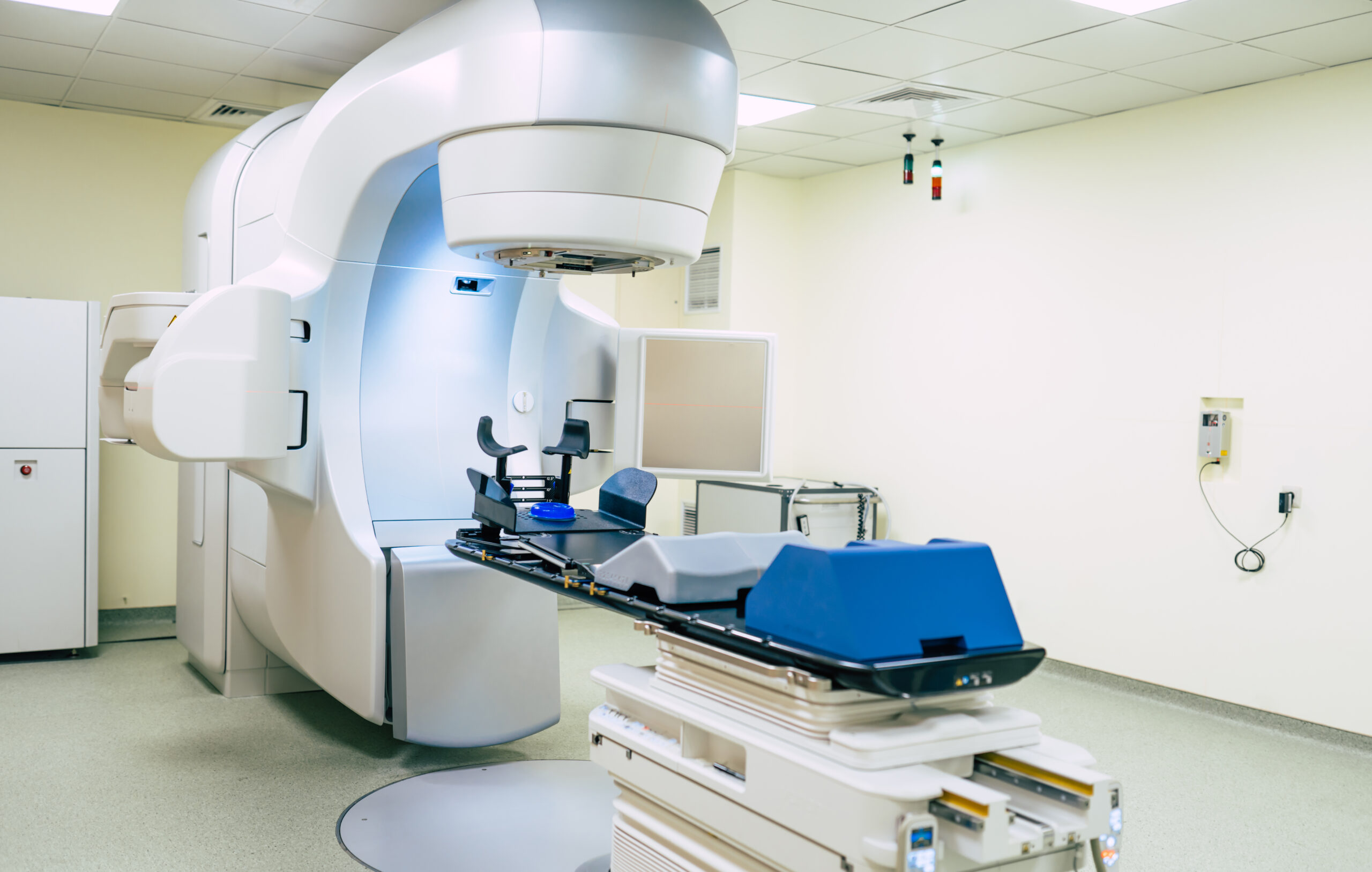 Photo of medical an advanced linear accelerator in the therapeut